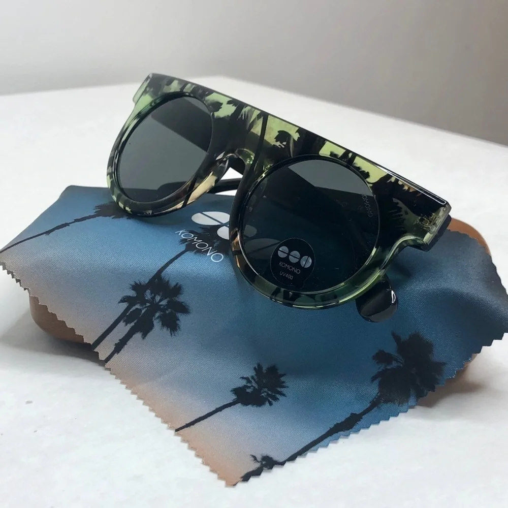 New KOMONO Hippolyte Palms Sunglasses